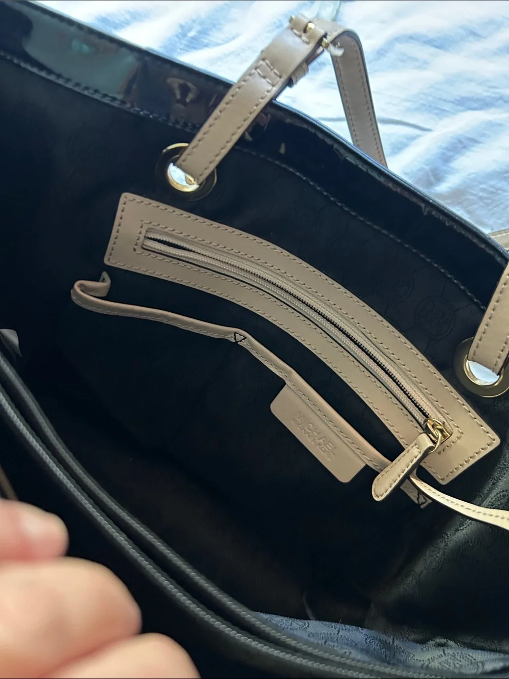 Michael Kors shiny patent